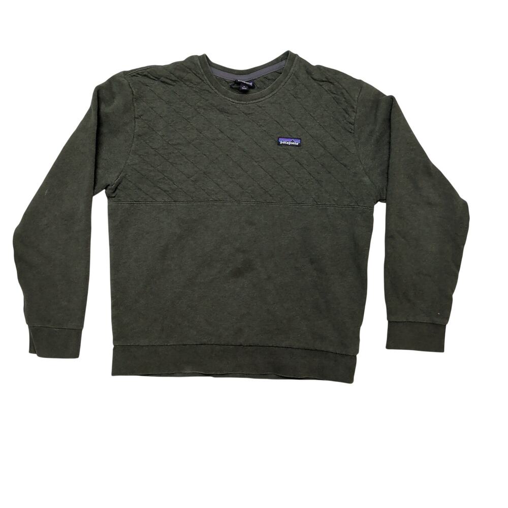Patagonia Organic Cotton Quilt Crewneck Sweatshirt Men's Medium Gorpcore